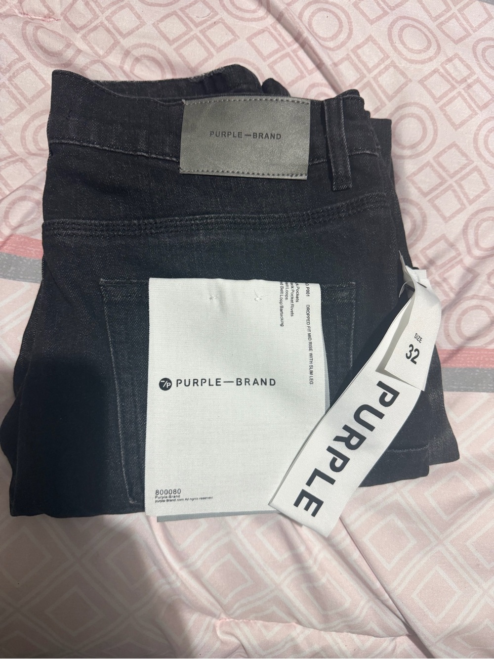 Men's Black Jeans - Straight Fit